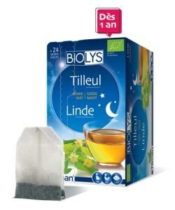 Infusion tilleul (Sommeil) BIO, 24 sachets